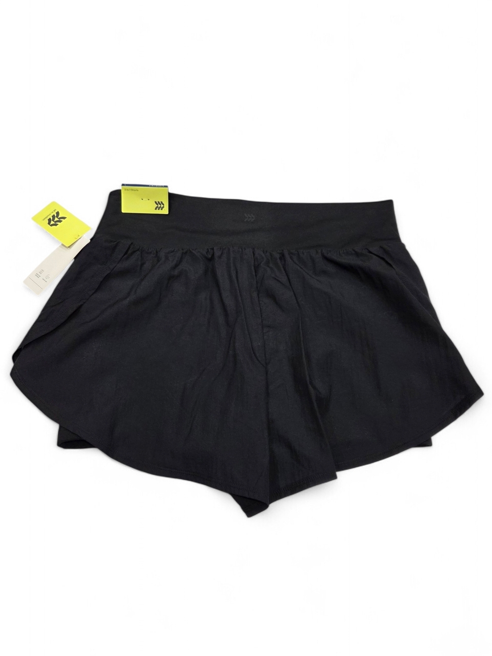 All in Motion 2‑in‑1 Run Shorts – Black – Size Large – NWT